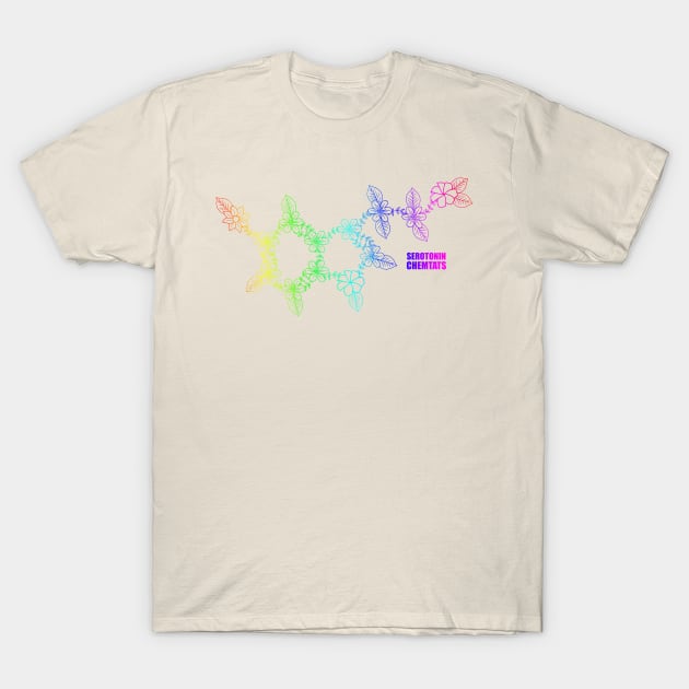 Serotonin (R) Pride edition T-Shirt by chemtats